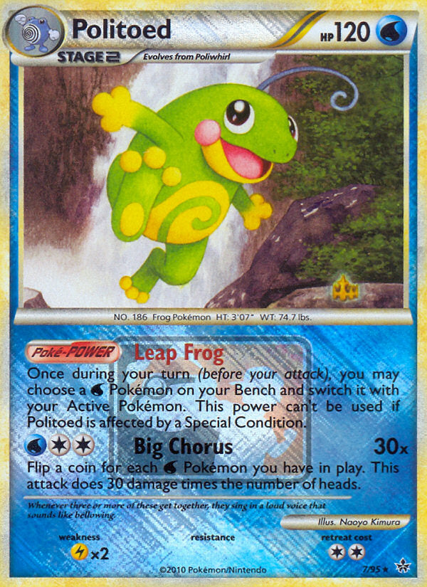 Unleashed Holo Politoed #7 Promo